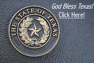 Texas Seal - God Bless Texas
