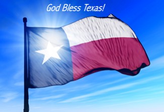 Texas Flag God Bless Texas